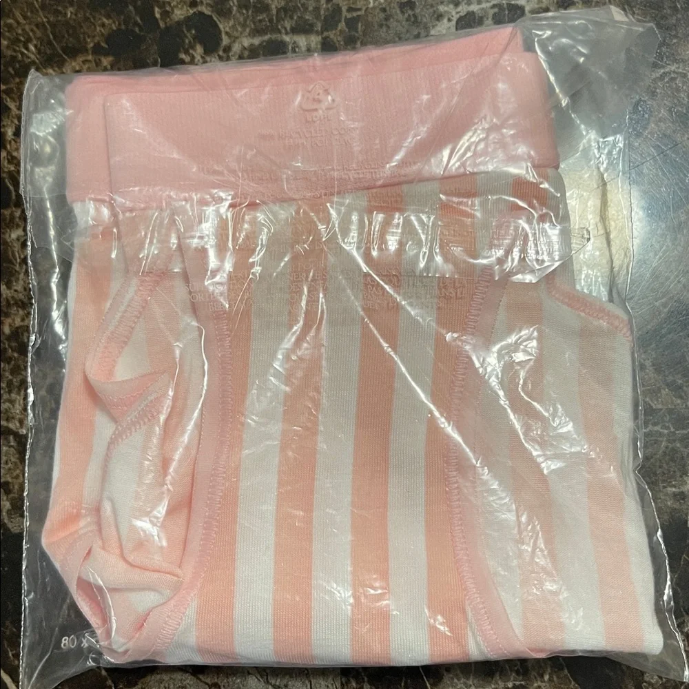 Victoria’s Secret Logo Cotton Shine Patch Modern Brief Panty Underwear. NWT